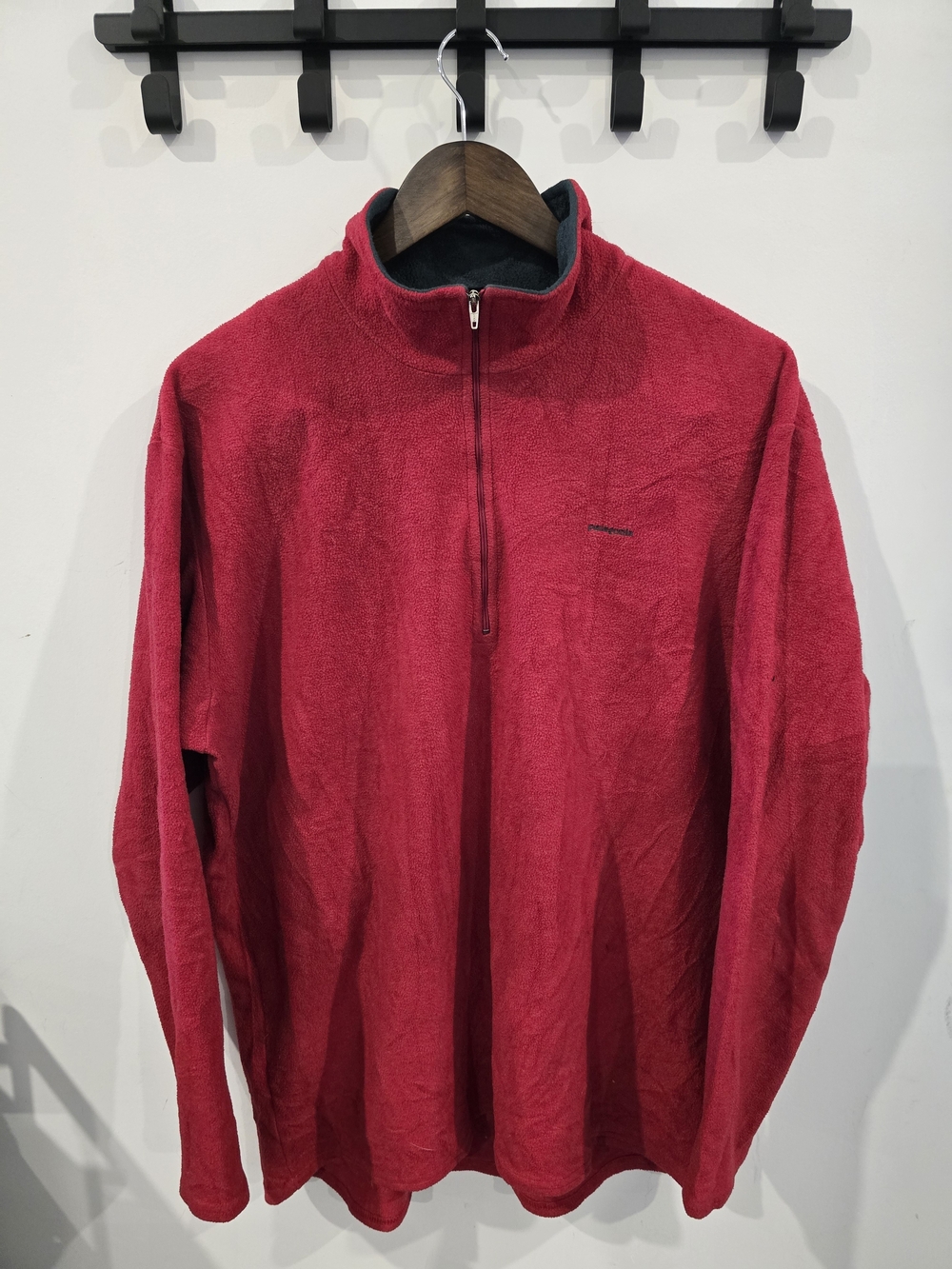 Vintage Patagonia Red Half-Zip Performance Fleece Pullover - Capilene